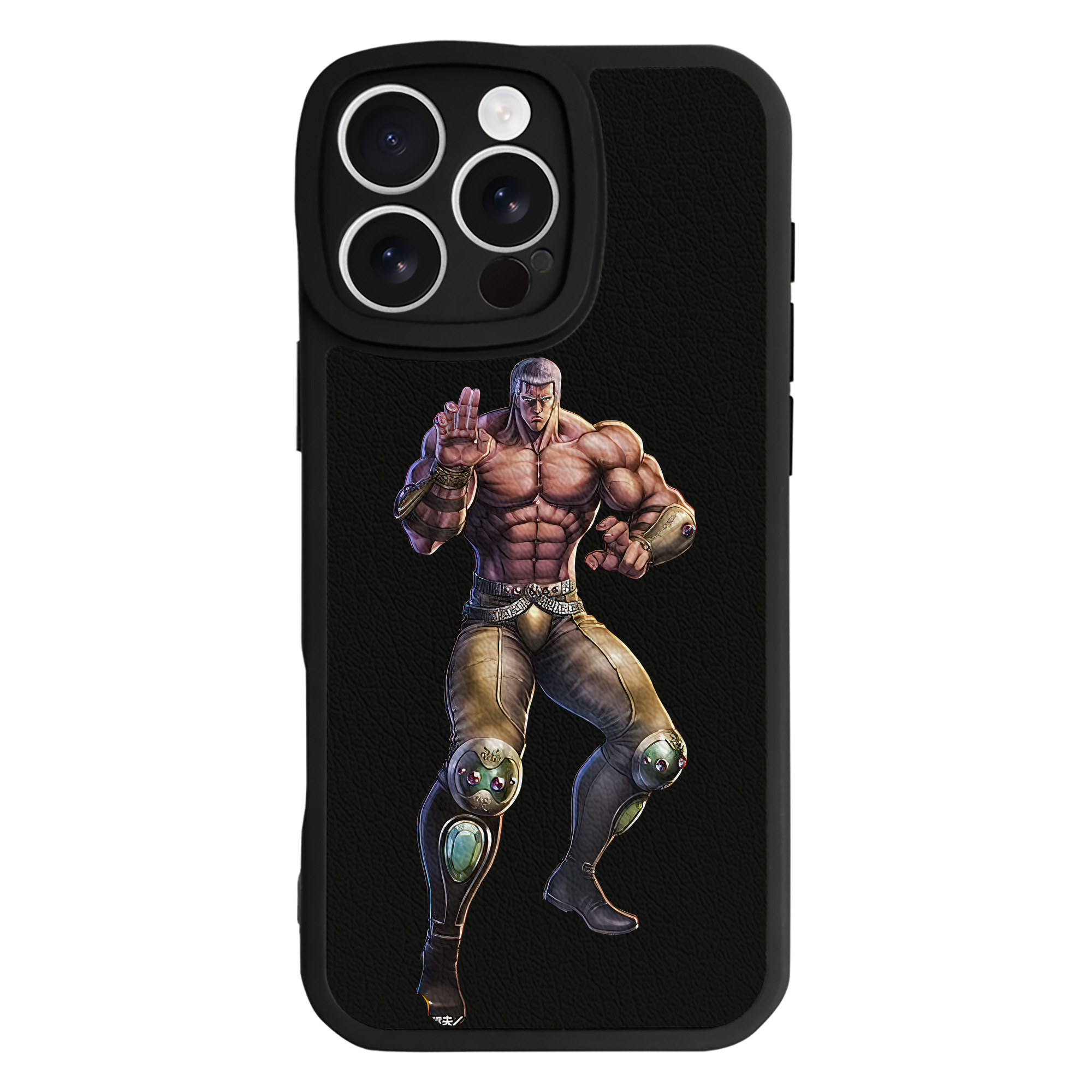 （画像用） 北斗の拳 Fist of the North Star 【iPhone 16シリーズ対応】シリコンスマホケース（レザー調） 材質：シリコン
